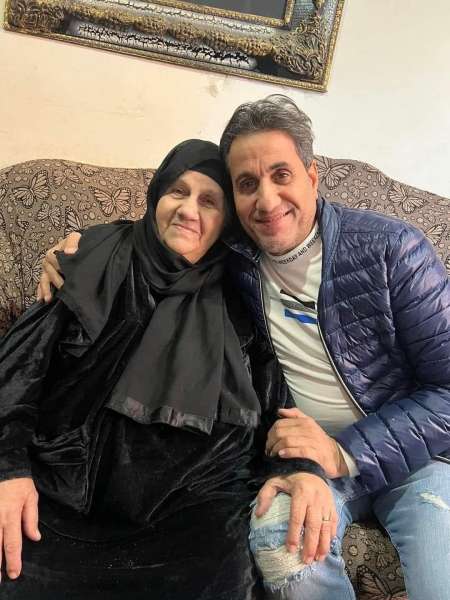 احمد شيبه ووالدته