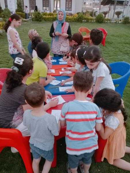 ورش فنية وأشغال يدوية بمكتبة مصر العامة بدمنهور