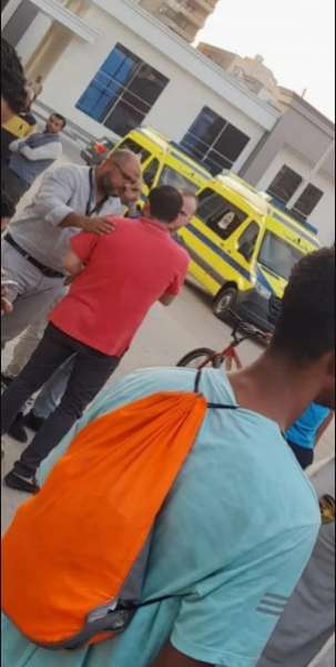 جانب من الحادث 