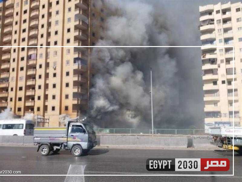 السيطرة على حريق ببرج سكني بالفيوم