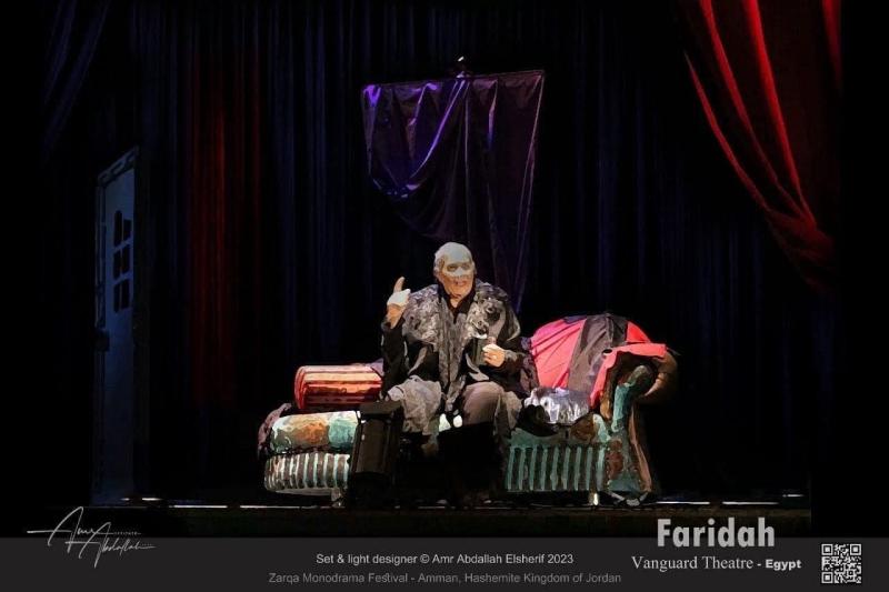 عرض ”فريدة” يحصد جائزة أفضل سينوجرافيا بمهرجان الزرقاء بالأردن