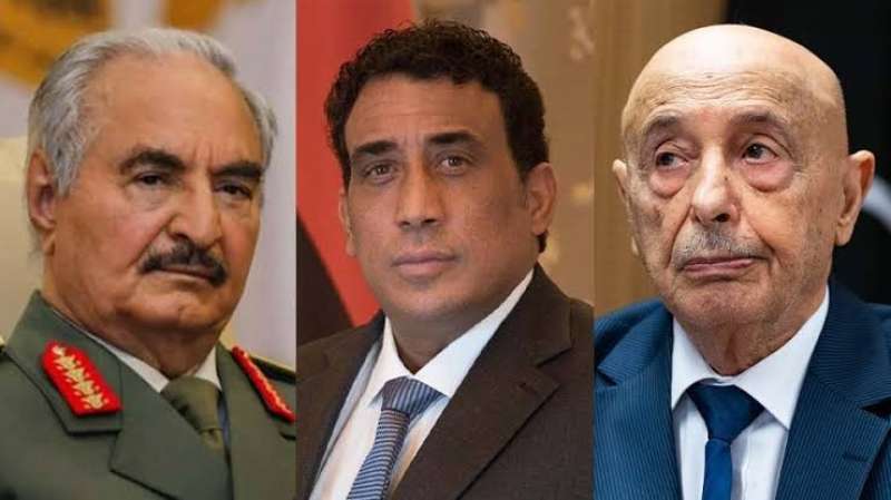 عقيلة والمنفي وحفتر 