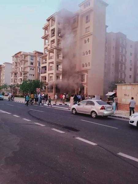 حريق هائل في عقار بمدينة نصر