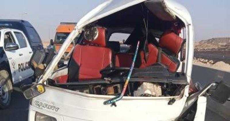 إصابة 6 أشخاص في حادث انقلاب سيارة سوزوكي بالطريق الإقليمي