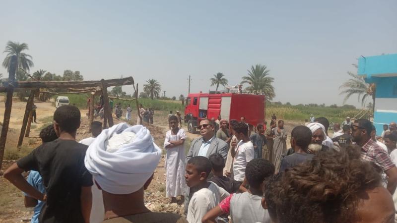 جانب من الحريق