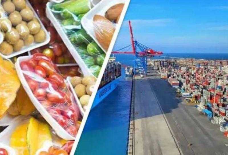 190 ألف طن صادرات غذائية مصرية خلال أسبوع والعنب والفاصولياء فى الصدارة