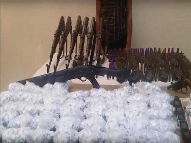 «مخدرات وسلاح».. ضبط 3 أشخاص خلال حملة أمنية في دمياط