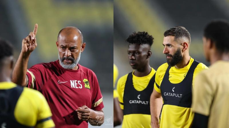 «لم أطلب التعاقد معه».. توتر حاد بين بنزيما ومدرب اتحاد جدة السعودي