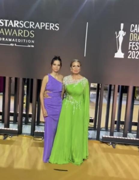 لأول مرة.. ظهور حفيدة سوسن بدر في حفل افتتاح مهرجان القاهرة للدراما