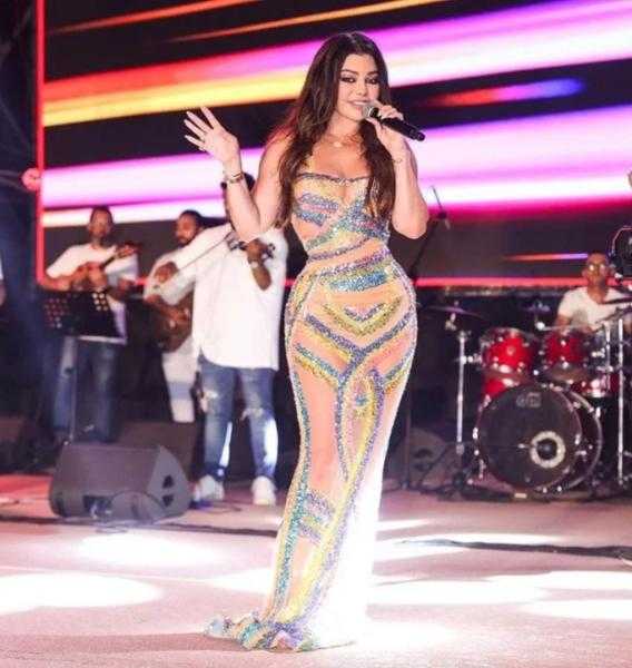 هيفاء وهبي توجه رسالة لجمهورها بعد حفلها بكفر الشيخ