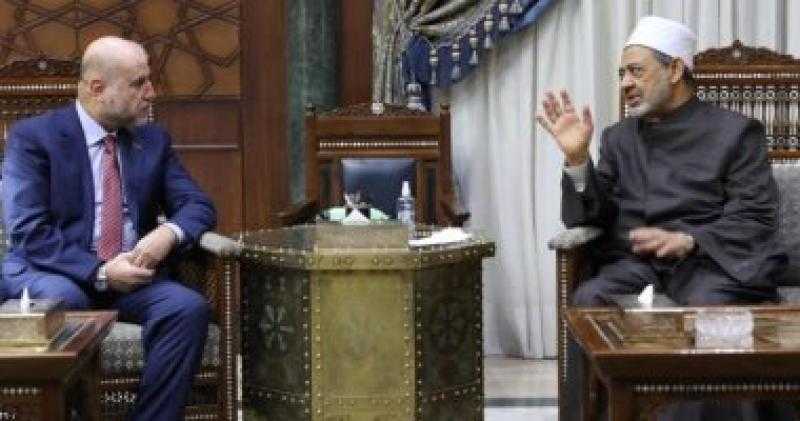 شيخ الأزهر يستقبل قاضي قضاة فلسطين ويبحثان سبل دعم الأزهر العلمي للشعب الفلسطيني