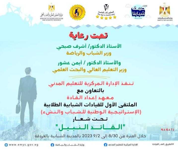 وزارتا الشباب والتعليم العالي يُطلقان المُلتقى الأول للقيادات الشبابية الطلابية