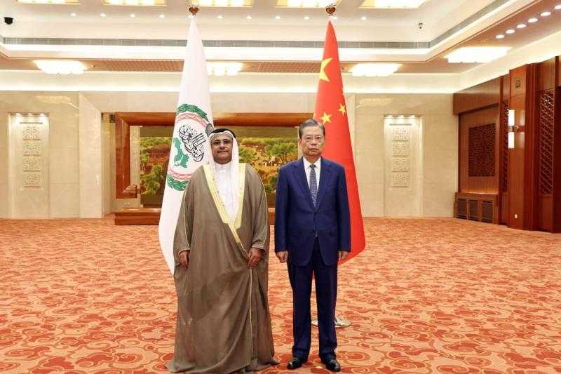 «العسومي» يوقع مذكرة تفاهم بين البرلمان العربي وبرلمان الصين لإنشاء آلية تواصل دائمة