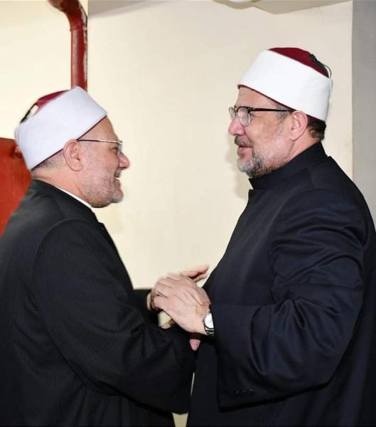 وزير الأوقاف ومفتي الجمهورية 