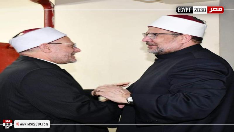 وزير الأوقاف ومفتي الجمهورية 