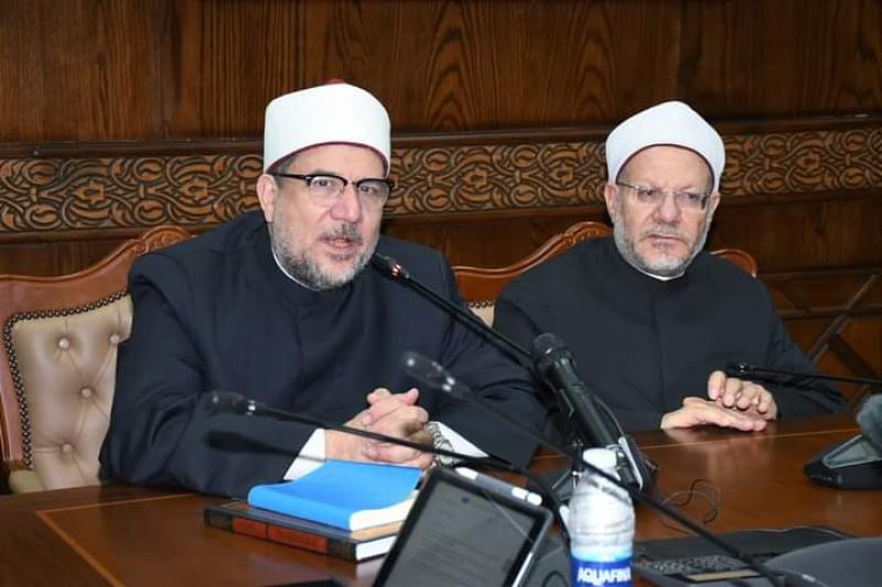 وزير الأوقاف ومفتي الجمهورية