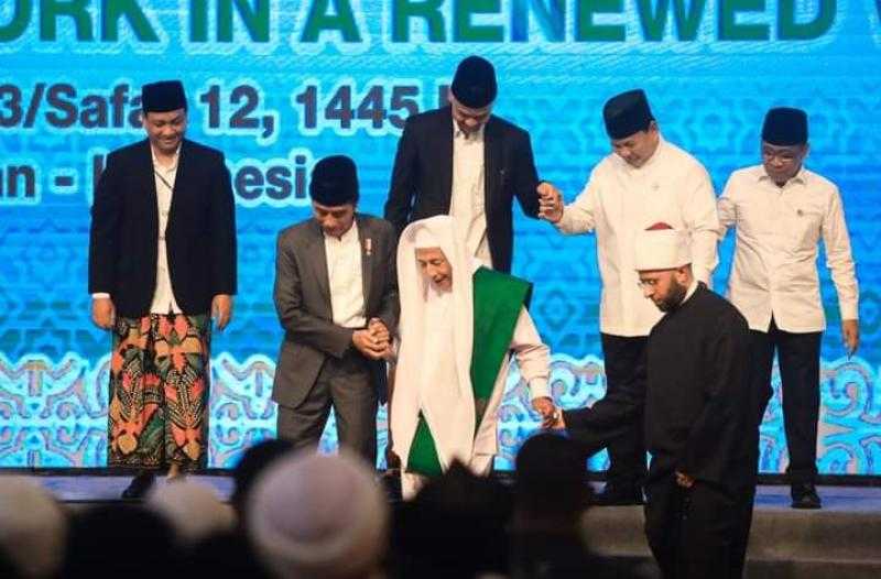 أسامة الأزهري يلقي كلمة في افتتاحية المؤتمر الصوفي العالمي