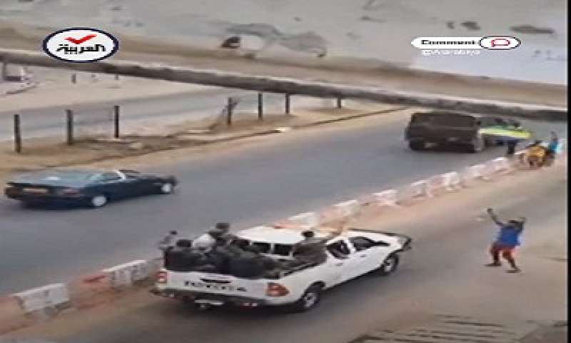 صورة من مقطع الفيديو