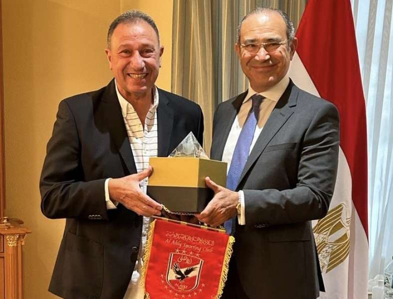 الخطيب يشكر سفير مصر بألمانيا