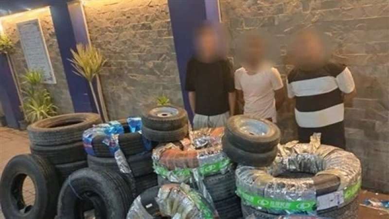 المتهمين والمضبوطات 