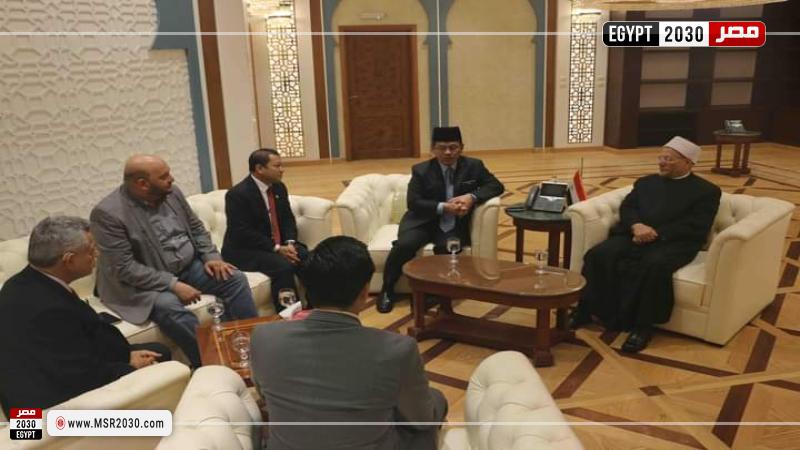 مفتي الجمهورية خلال اللقاء