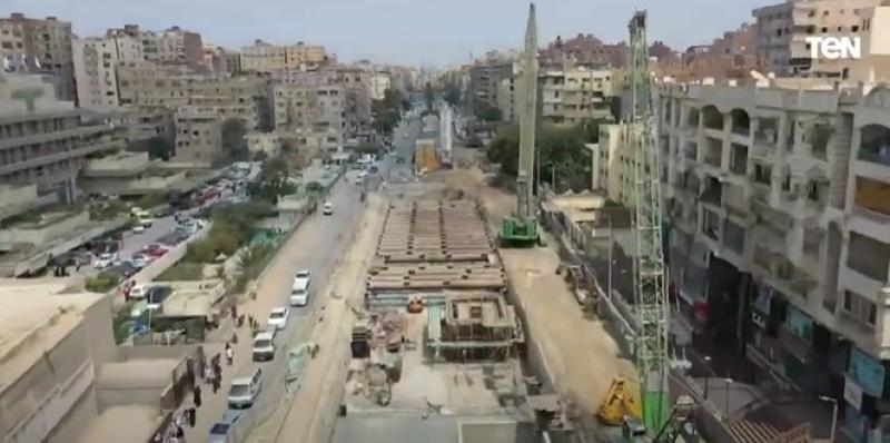 تقدم الأعمال بالمرحلة الأولى من الخط الرابع لمترو الأنفاق.. «فيديو»