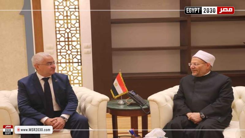 مفتي الجمهورية خلال اللقاء