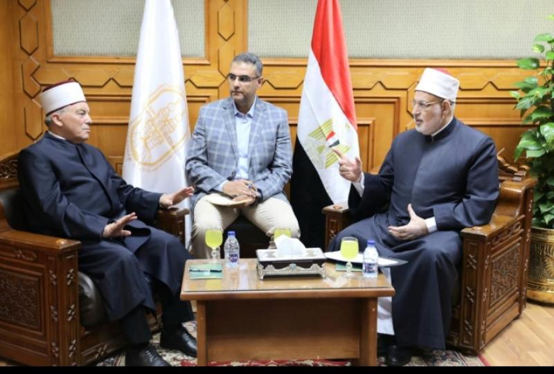 وكيل الأزهر خلال اللقاء 