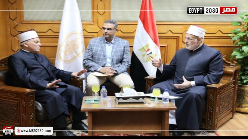 وكيل الأزهر خلال اللقاء