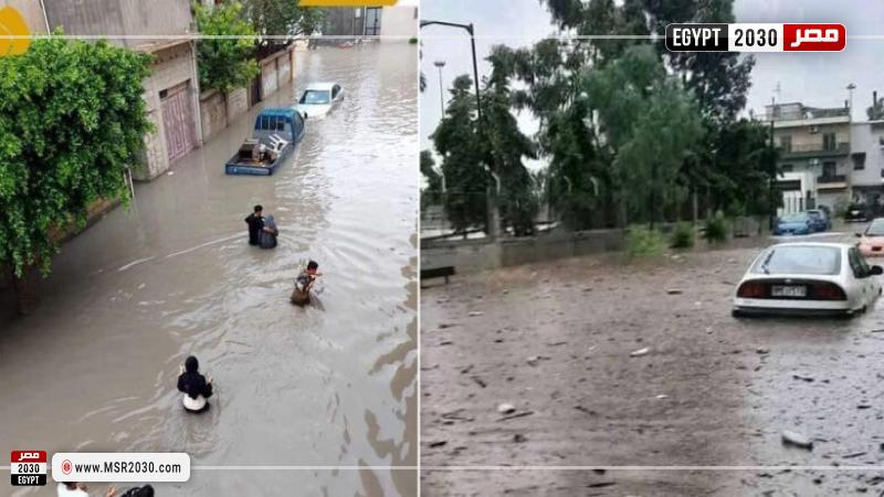 العاصفة دانيال - مدينة درنة الليبية