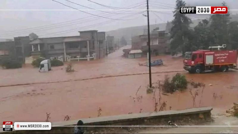 العاصفة دانيال في ليبيا - صورة تعبيرية