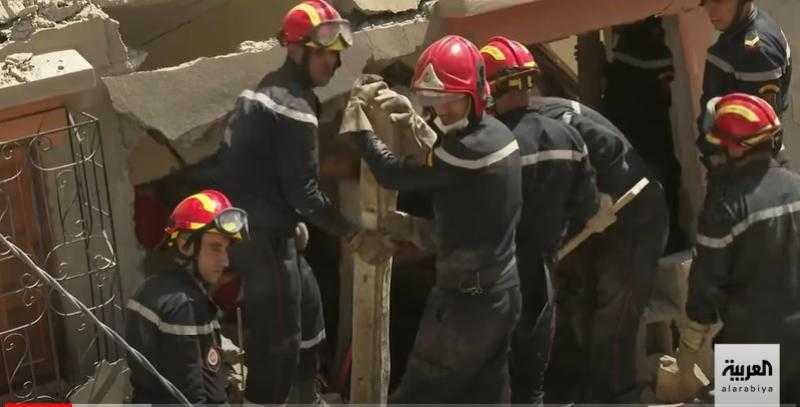شاهد.. فرق تحاول إنقاذ ناجين جدد تحت الأنقاض في المغرب