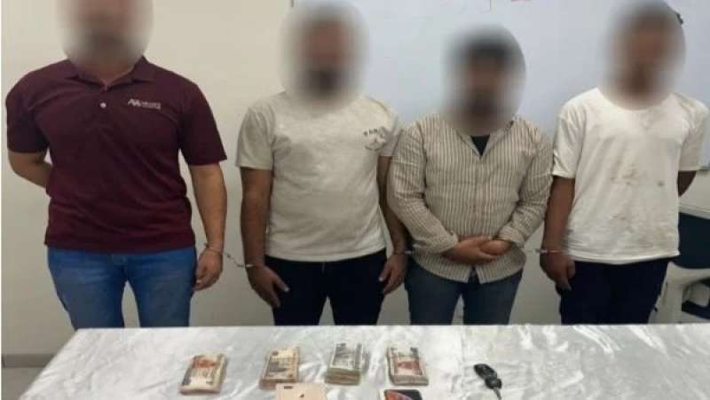 المتهمين والمضبوطات