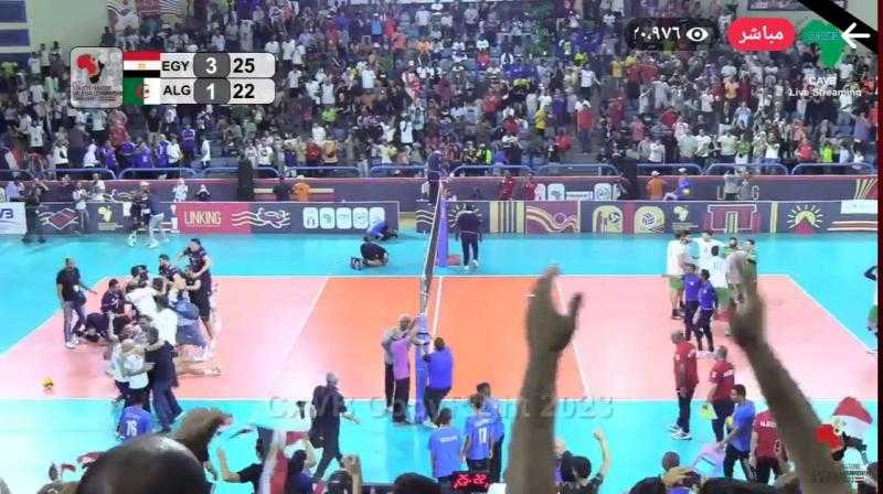 منتخب الطائرة يتوج ببطولة أمم إفريقيا بعد الفوز على الجزائر