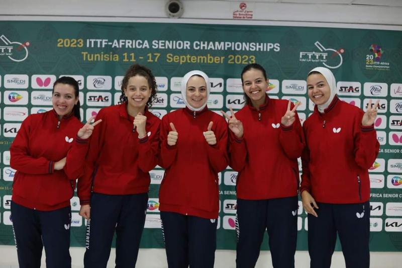 وزير الرياضة يهنئ سيدات تنس الطاولة بالفوز بأفريقيا والتأهل لأوليمبياد باريس 2024