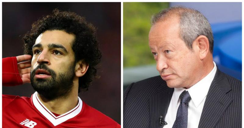 نجيب ساويرس ومحمد صلاح
