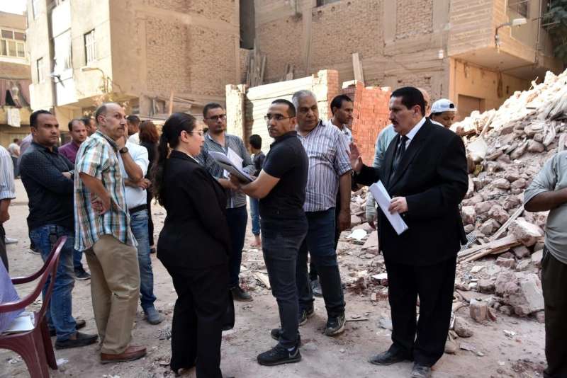 النيابة في معاينة العقار المنهار 