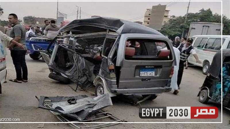 إصابة 7 أشخاص في حادث انقلاب سيارة سوزوكي بالفيوم