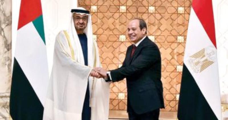 الرئيس السيسي والشيخ محمد بن زايد