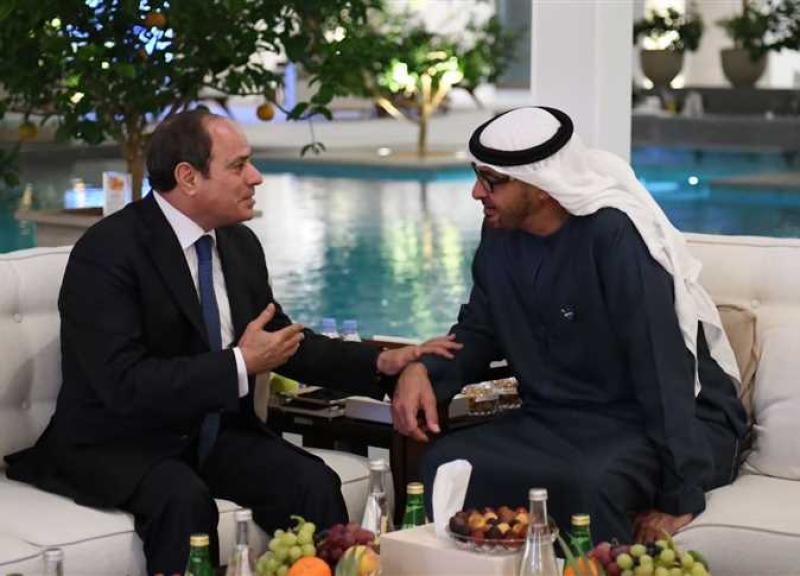 الرئيس السيسي ونظيره الإماراتي