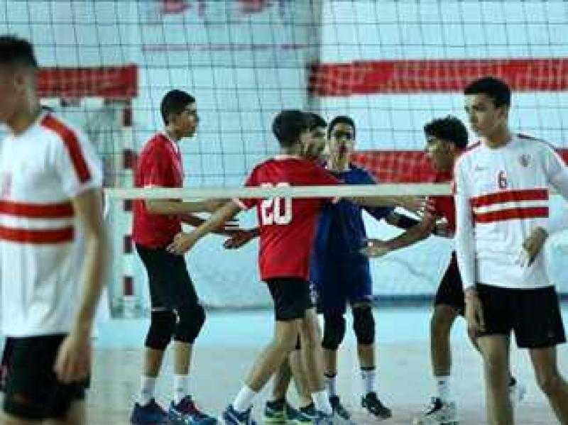 طائرة الزمالك تحت 17 يهزم أكتوبر في بطولة الجيزة