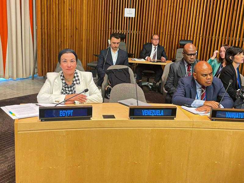 وزيرة البيئة تشارك فى الجلسة الوزارية التشاورية الخاصة بترتيبات التمويل