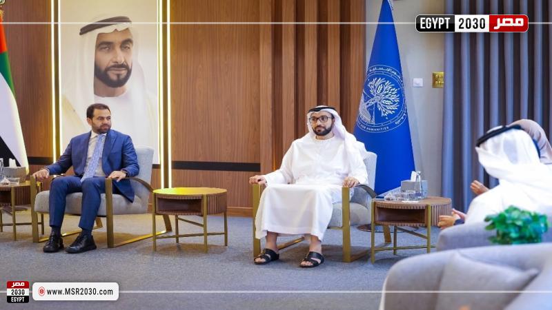 الأمين العام لمجلس حكماء المسلمين خلال الزيارة