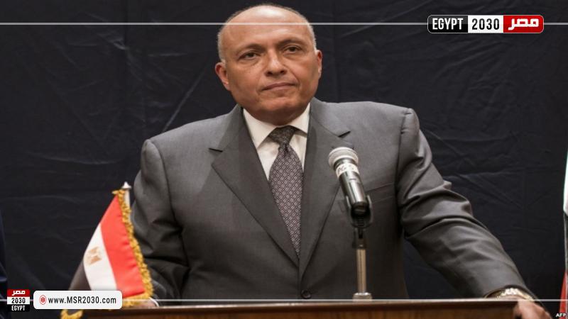 وزير الخارجية المصرية سامح شكري