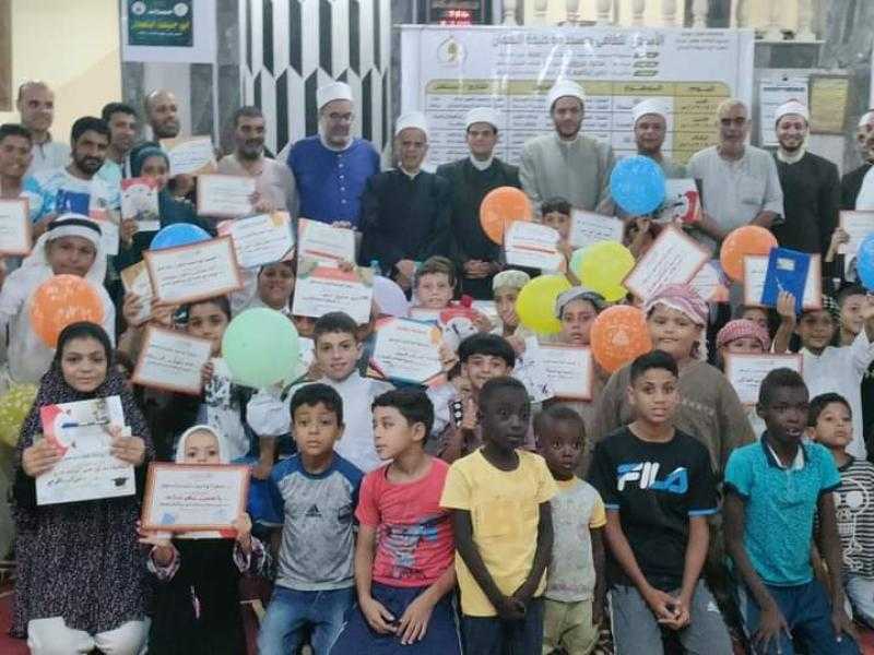 الأوقاف تكرم الأطفال المتميزين المشاركين بالبرنامج الصيفي
