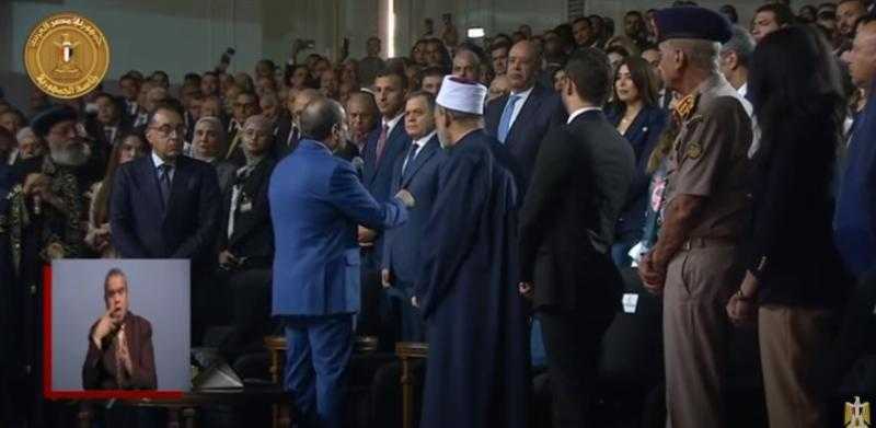 السيسي: «التحديات التي واجهتها مصر أنهت دول لم تعد للآن» - فيديو