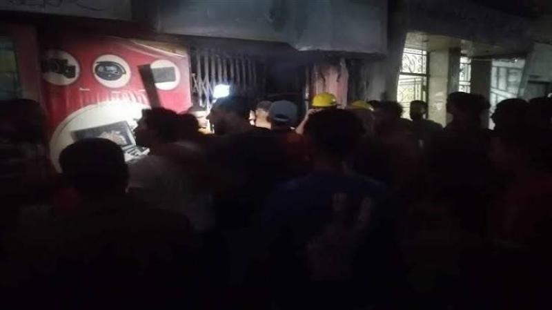 حريق مطعم في الجيزة يتسبب في خسائر مادية