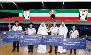 المحمد يتوج الفائزين في بطولة الكويت الدولية المفتوحة للبولينج