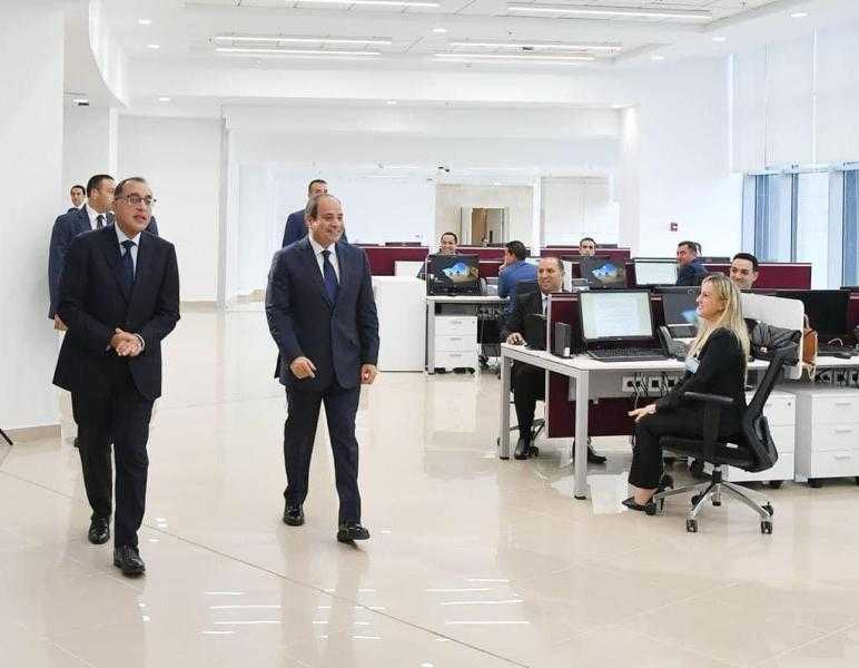 السيسي يزور المقر الجديد لرئاسة مجلس الوزراء بالعاصمة الإدارية الجديدة