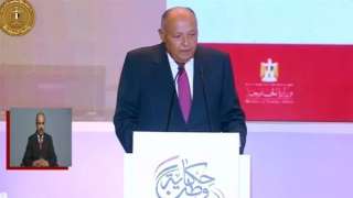 سامح شكري : الأزمة السودانية جعلت مصر في صدارة الدول الساعية للدفع نحو التسوية